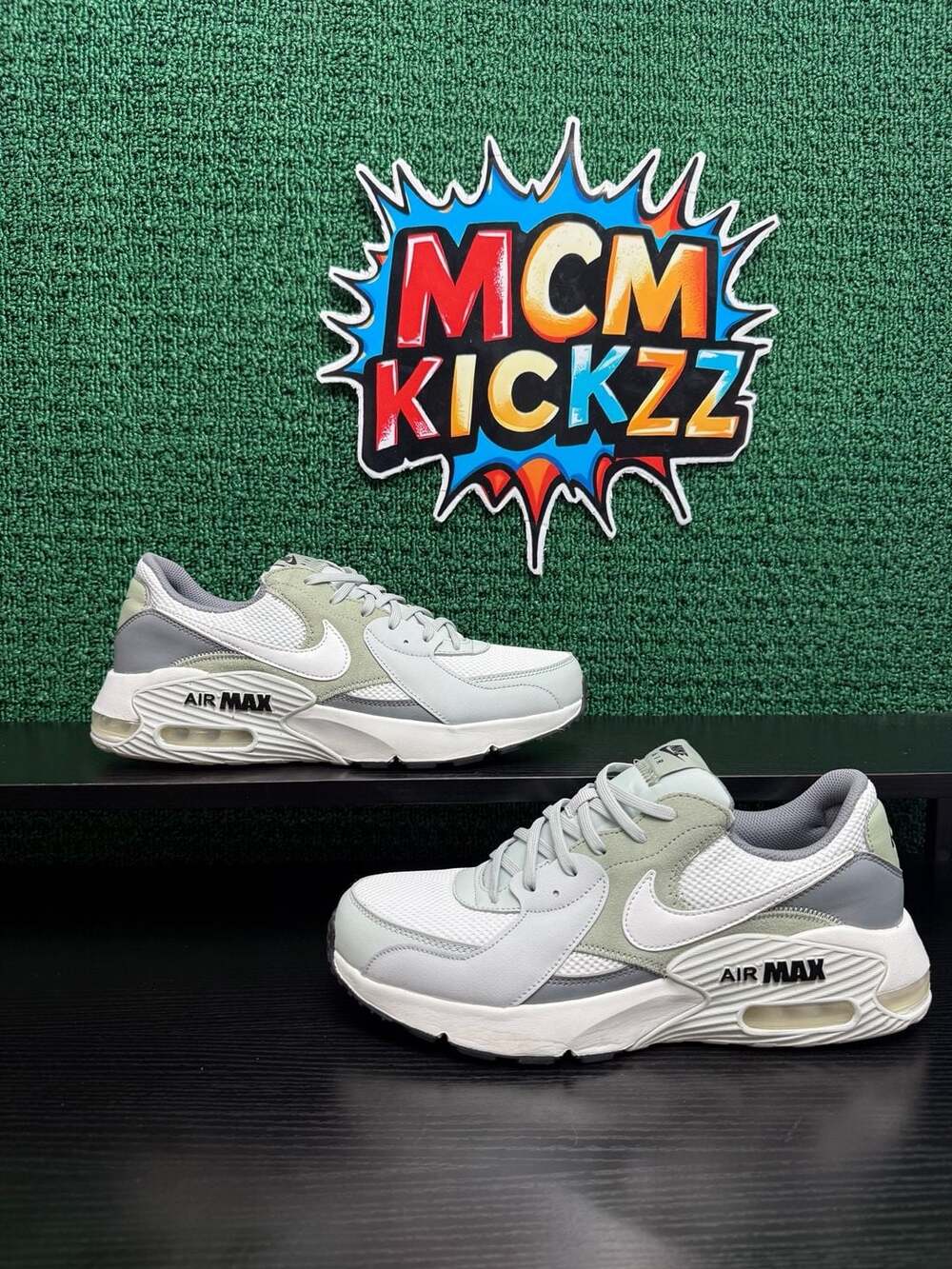 Nike Air Max Excee Light Silver/Jade Horizon Men’s Size 11 Pre-Owned